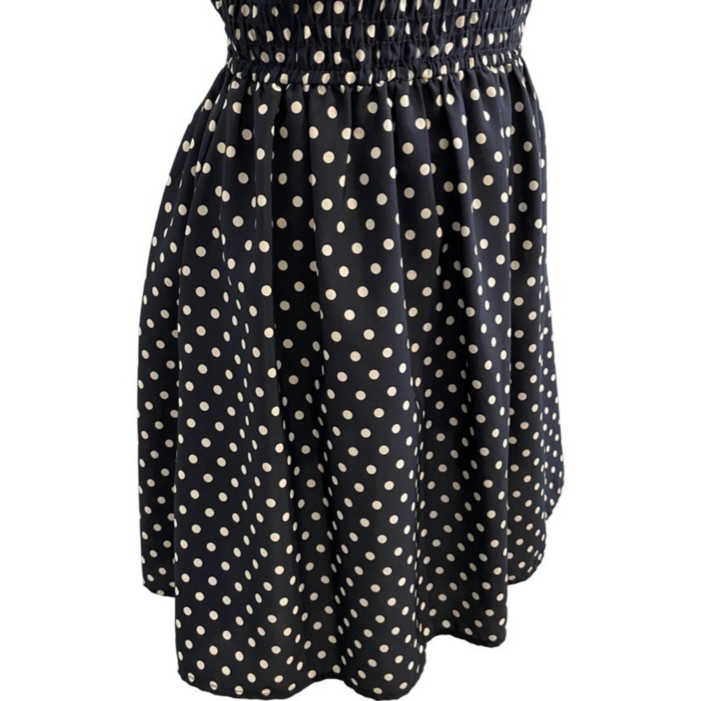 Navy Polka Dot Sundress EUC - Picture 5 of 6